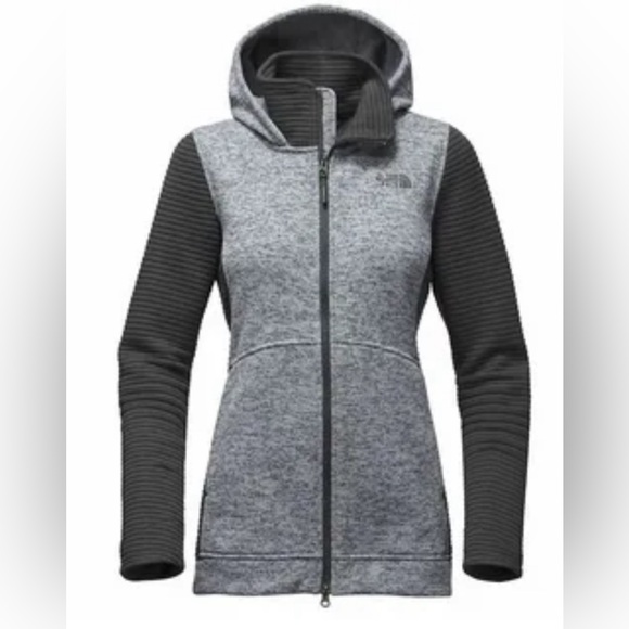 The North Face Gray Full-Zip Hoodie - Picture 1 of 9